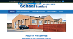 Desktop Screenshot of containerdienst-schaaf.de